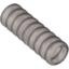 Corrugated Pipe 24Mm, Silver