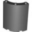 Wall Element 4X4X6, Round