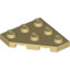Corner Plate 45 Deg. 3X3