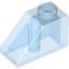 Roof Tile 1X2/45 - Tr.