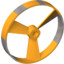 Rotor W/Ring  39, 3-Leaved