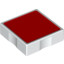 Plane Block Dec. Square, Red