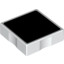 Plane Block Dec. Square, Black