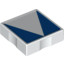 Plane Bl.Dec.Neg.Triangle Blue
