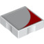 Plane Bl. Neg. 1/4 Circ. Red