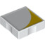 Planebl.Neg.1/4 Circle Yellow