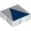 Plane Bl.Dec.Quadrangle Blue