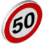 Round Sign, 50