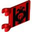 Flag With 2 Holders Dec