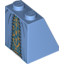Roof Tile 2X2X2/65 Dec.No 7""
