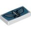 Flat Tile 1X2 No. 111""