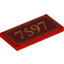 Flat Tile 2X4 No. 1""