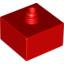 Brick 2X2X1 W. Rot. Snap, Male