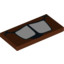 Flat Tile 2X4 No.22""