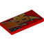 Flat Tile 2X4 Right No. 14""