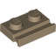 Plate 1X2 With Slide