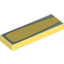 Flat Tile 1X3 No.1""