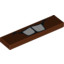Flat Tile 1X4 No.40""
