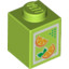 Brick 1X1, Dec. Juice Carton