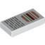 Flat Tile 1X2 No.123""