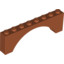 Brick W. Bow 1X8X2