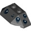 Roof Tile 4X2 W. Angl./Sl.Bot. No.2