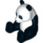 Big Panda, Sitting, Dec.Front