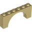 Brick W. Bow 1X6X2