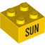 Brick 2X2 Sun