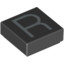 Flat Tile 1X1 No. 80