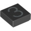 Flat Tile 1X1 No.91""