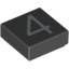 Flat Tile 1X1 No.92""