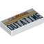Flat Tile 1X2 No. 133""