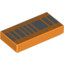 Flat Tile 1X2 No. 135""