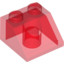 Roof Tile 2X2/45 - Tr.