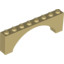 Brick W. Bow 1X8X2