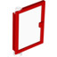 Shopdoor W/Glas Left Red