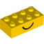 Brick 2X4 W/Mouth Dec.Hap/Sou